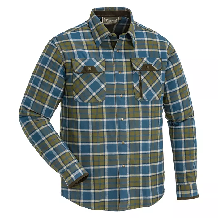 Pinewood Prestwick Exclusive skovmandsskjorte, Mørkeblå, large image number 0