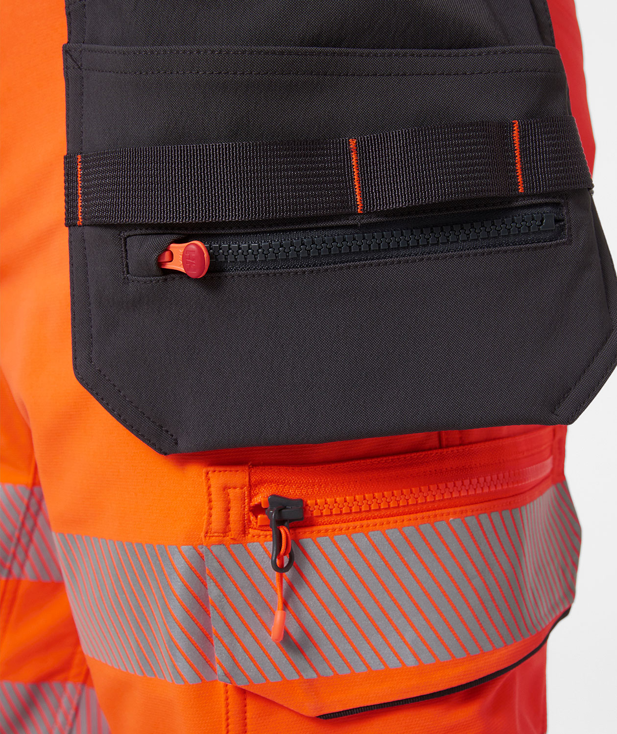 Helly Hansen ICU craftsman shorts full stretch, Hi-vis Orange/Ebony, large image number 5