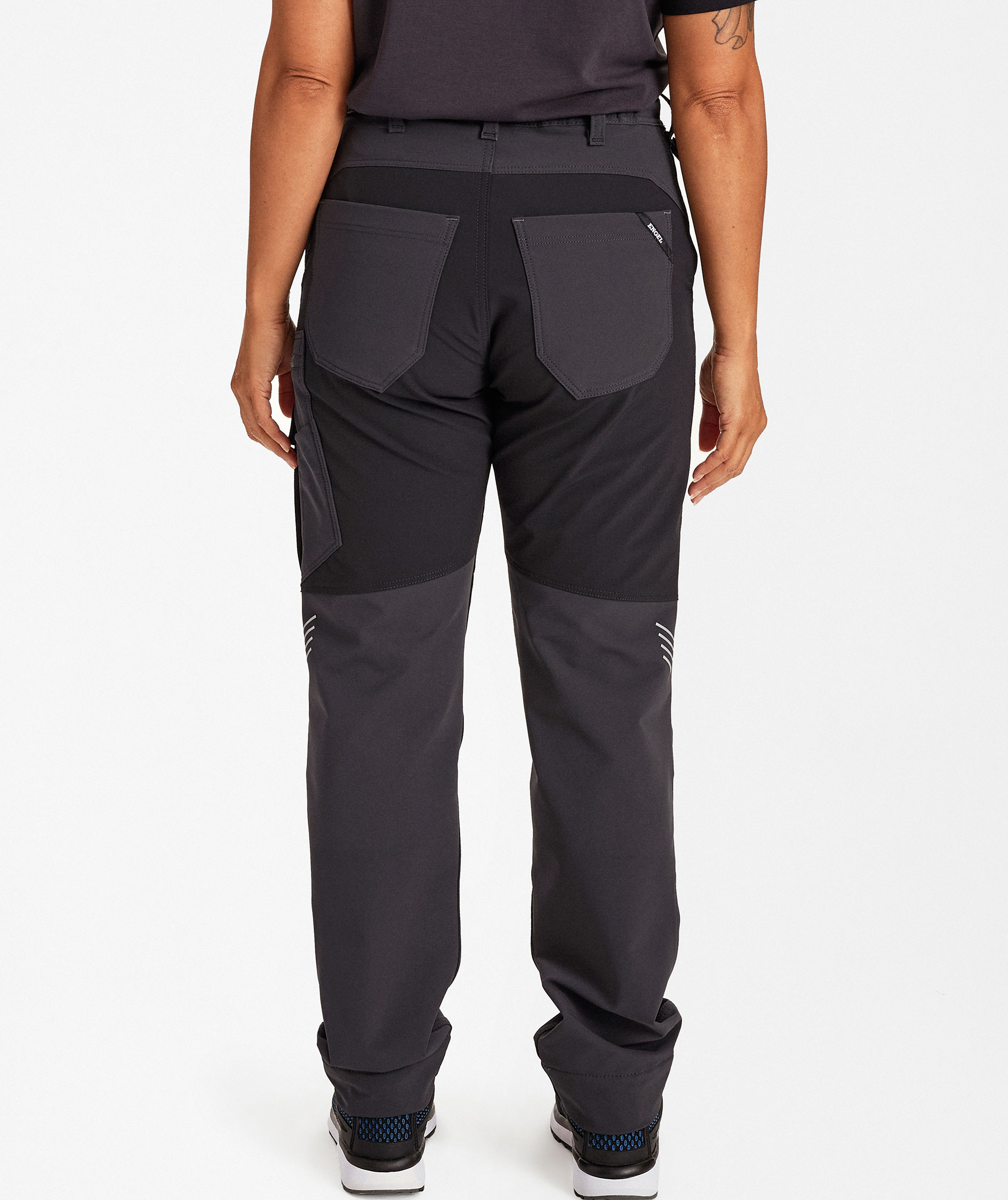 Engel Entire servicebyxa full stretch dam, Anthracite Grey/Black, large image number 4