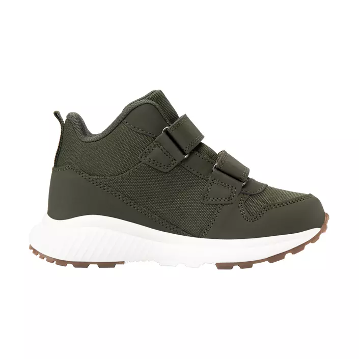 Viking Aery Hol Mid WP sneakers till barn, Olive, large image number 1