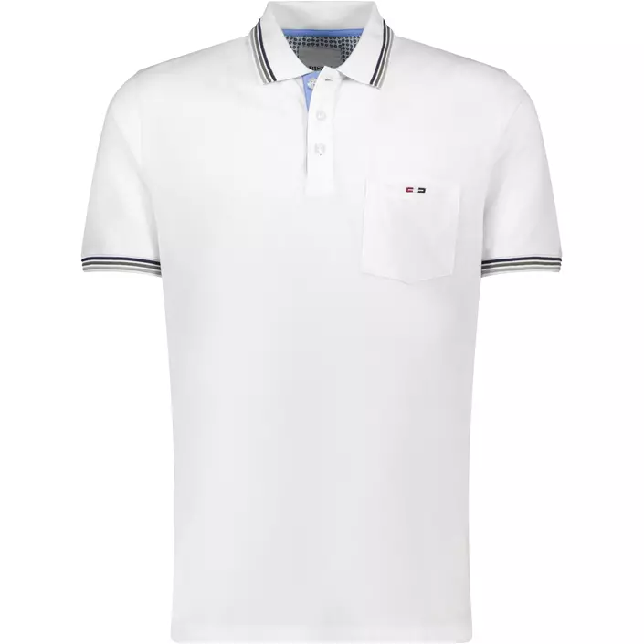 Bison Signature polo T-shirt, White , large image number 0