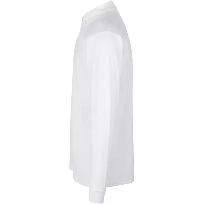 ID PRO Wear langermet Polo T-skjorte, Hvit, large image number 2