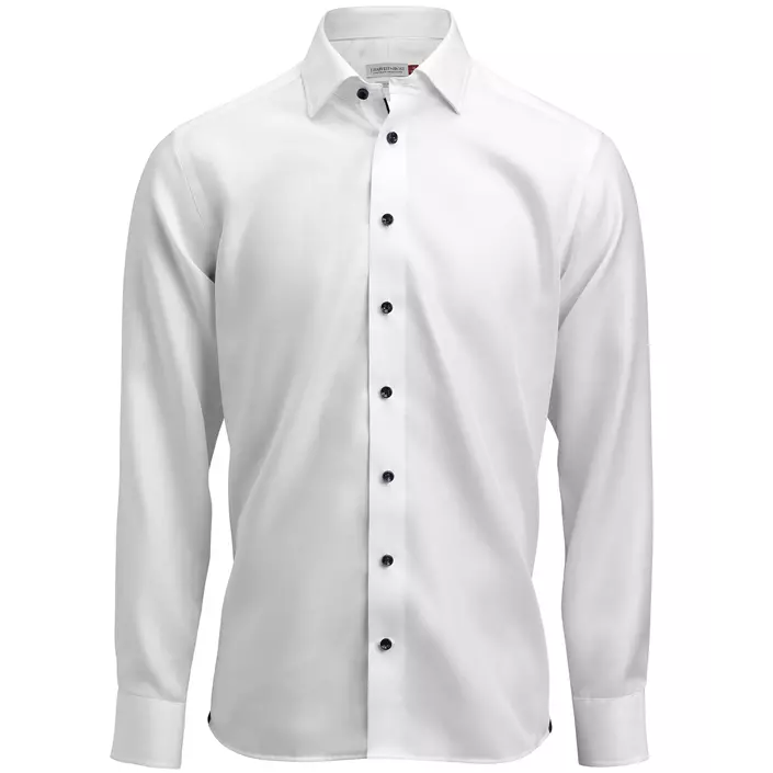 J. Harvest & Frost Red Bow regular fit skjorte, White Slim, large image number 0
