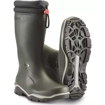 Dunlop Blizzard winter rubber boots, Green