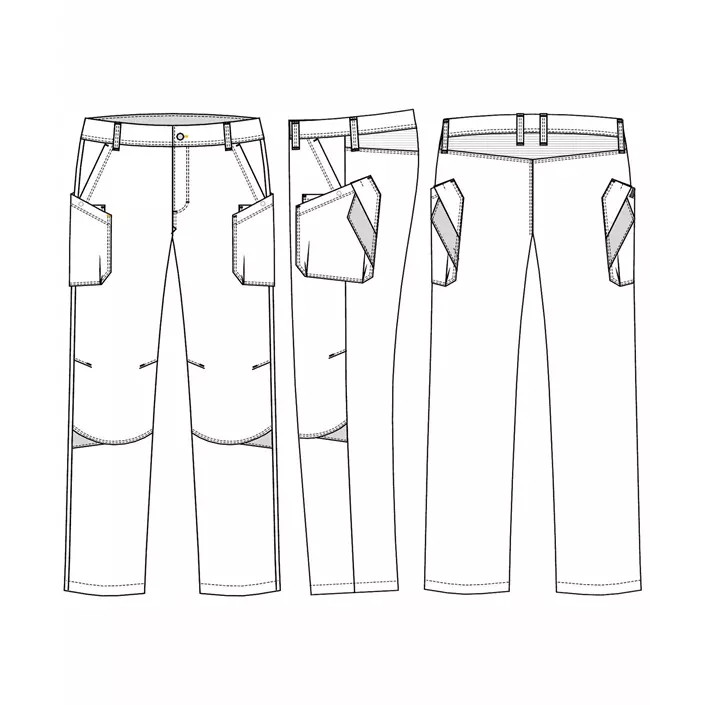 Kentaur women's functional trousers, Black, large image number 1