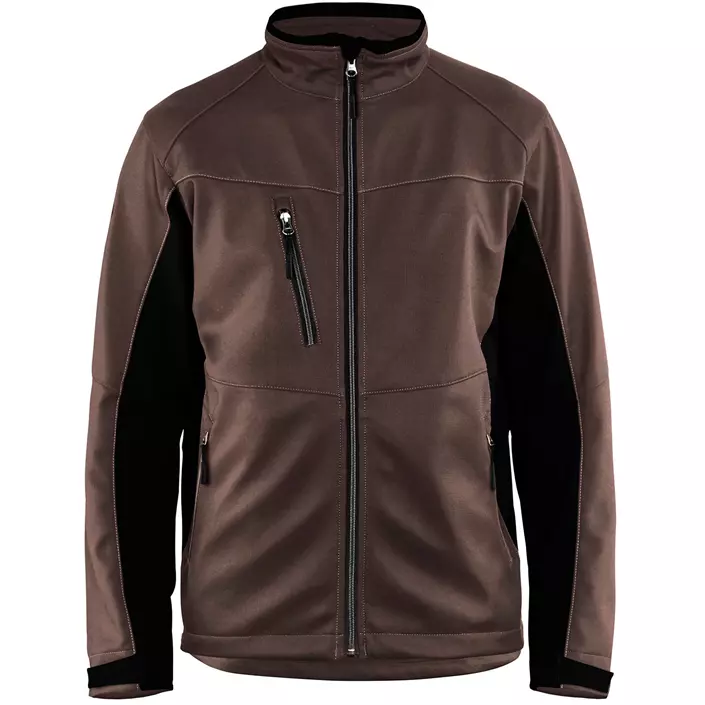 Blåkläder Unite softshell jacket, Brown/Black, large image number 0