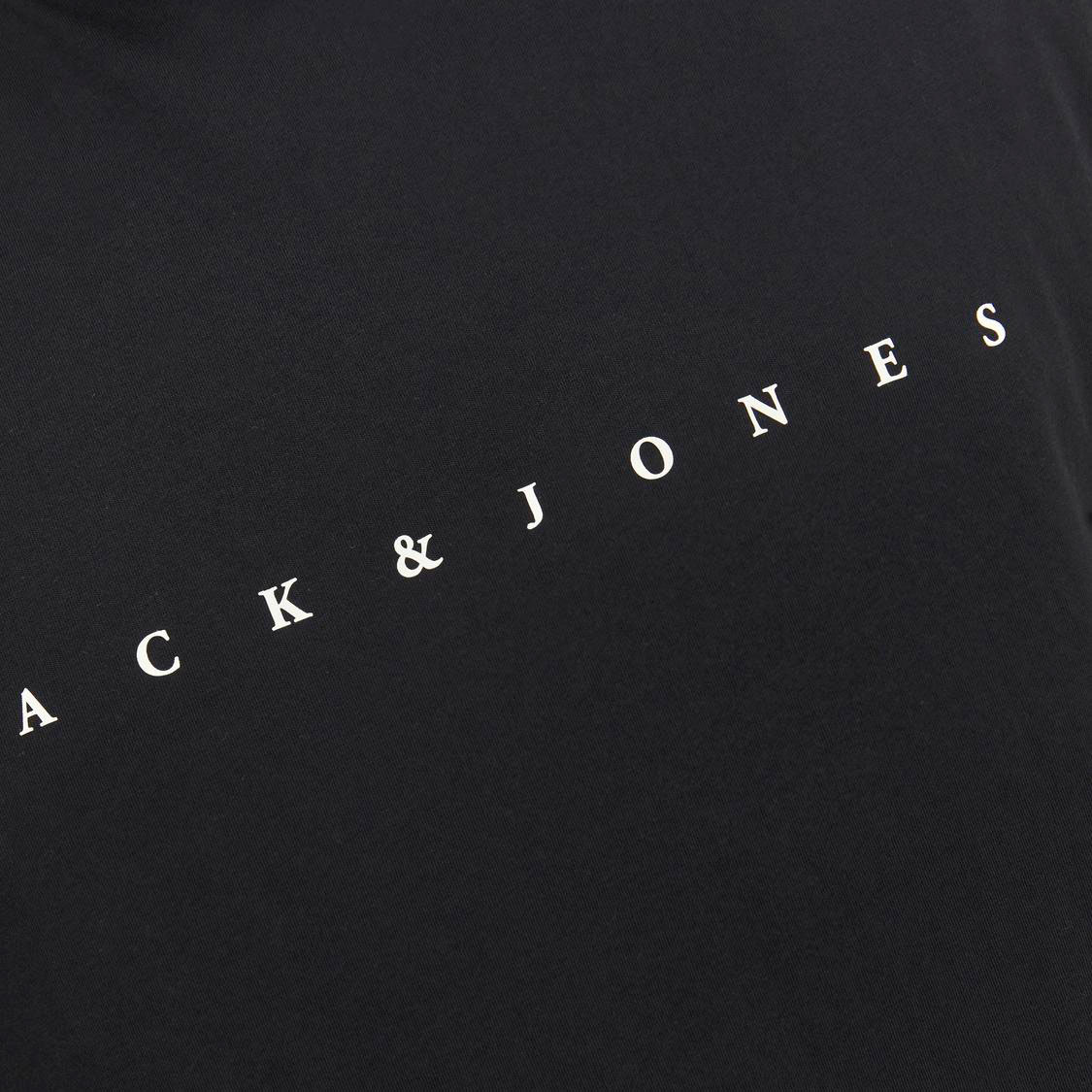 Jack & Jones Plus JJESTAR T-shirt, Black, large image number 5
