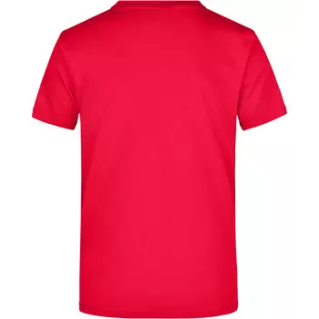 James & Nicholson T-Shirt Round-T Heavy, Rot