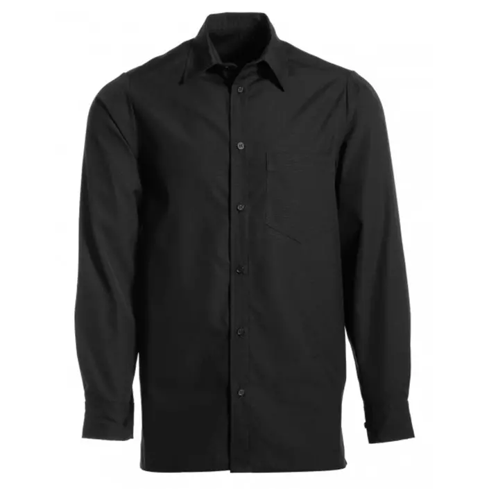 Kentaur comfort fit long-sleeved shirt, Black, large image number 0