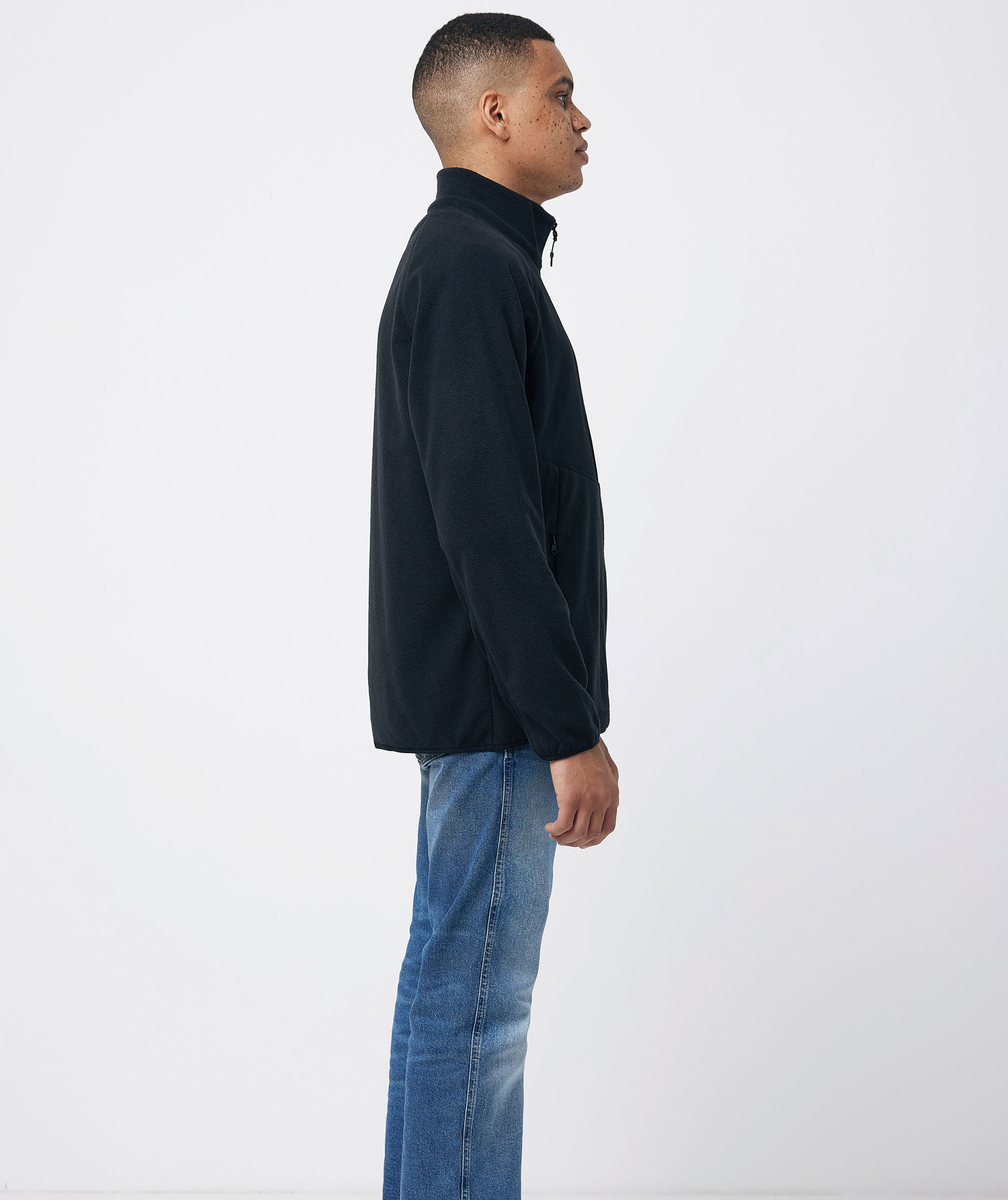 Iqoniq Talung fleecetr&ouml;ja, Svart, large image number 4