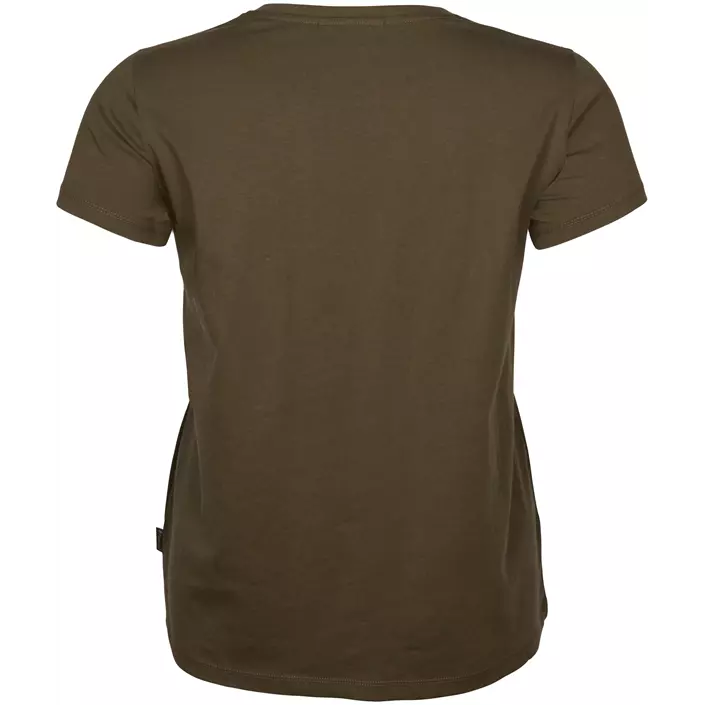 Pinewood 3-pak dame T-shirt, Green/Hunting Brown/Khaki, large image number 6