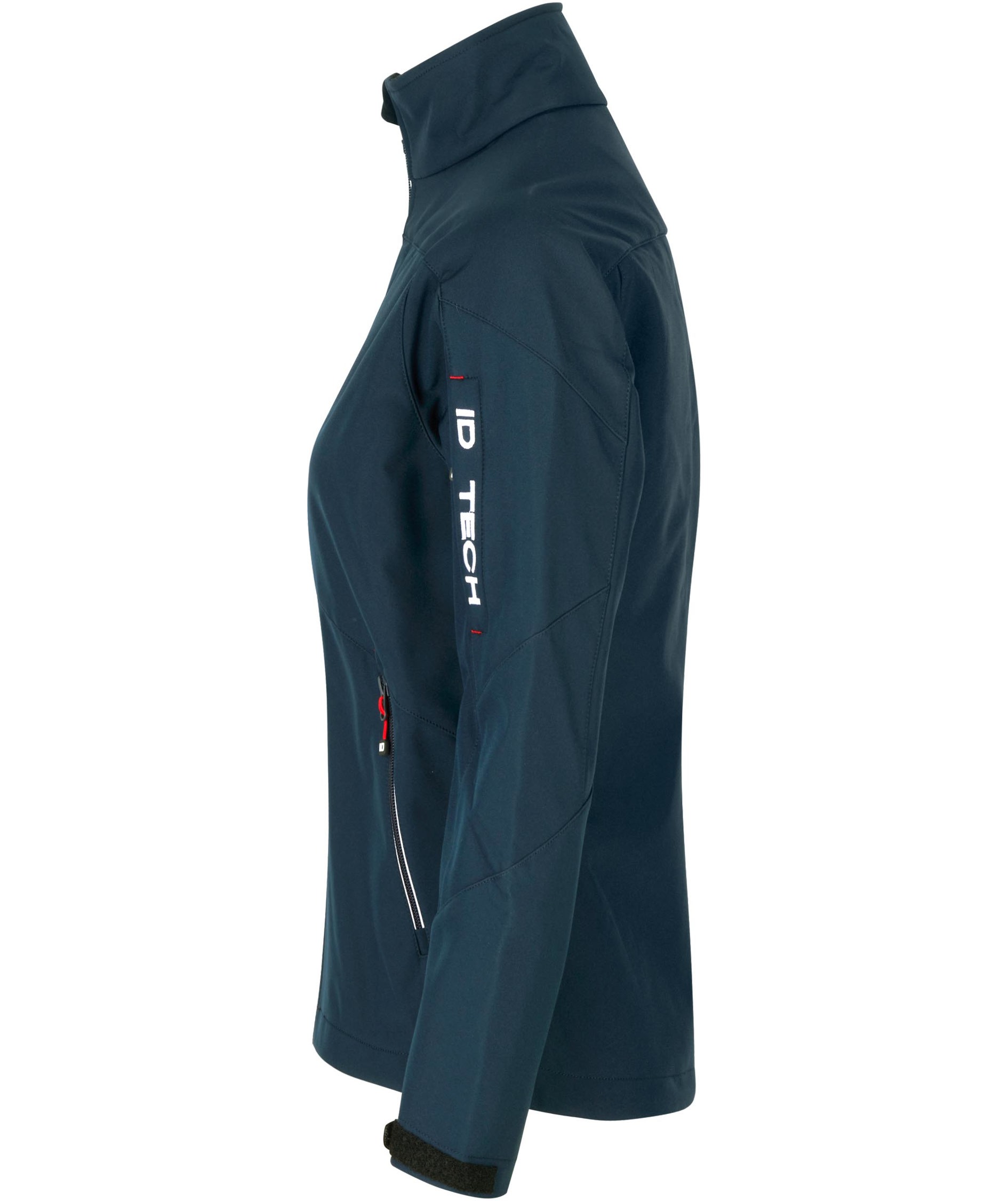 ID dame softshelljakke, Marine, large image number 2