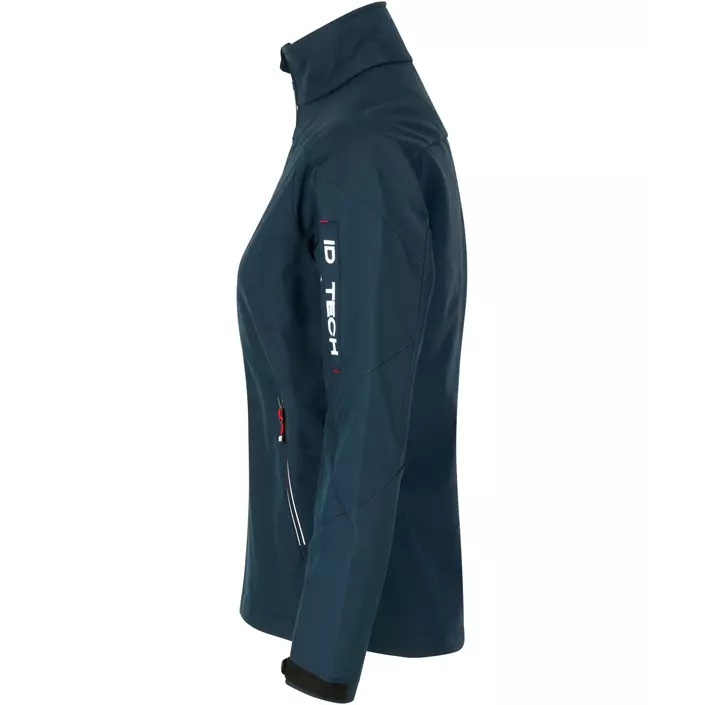 ID women's Softshell jacket, Marine Blue, large image number 2