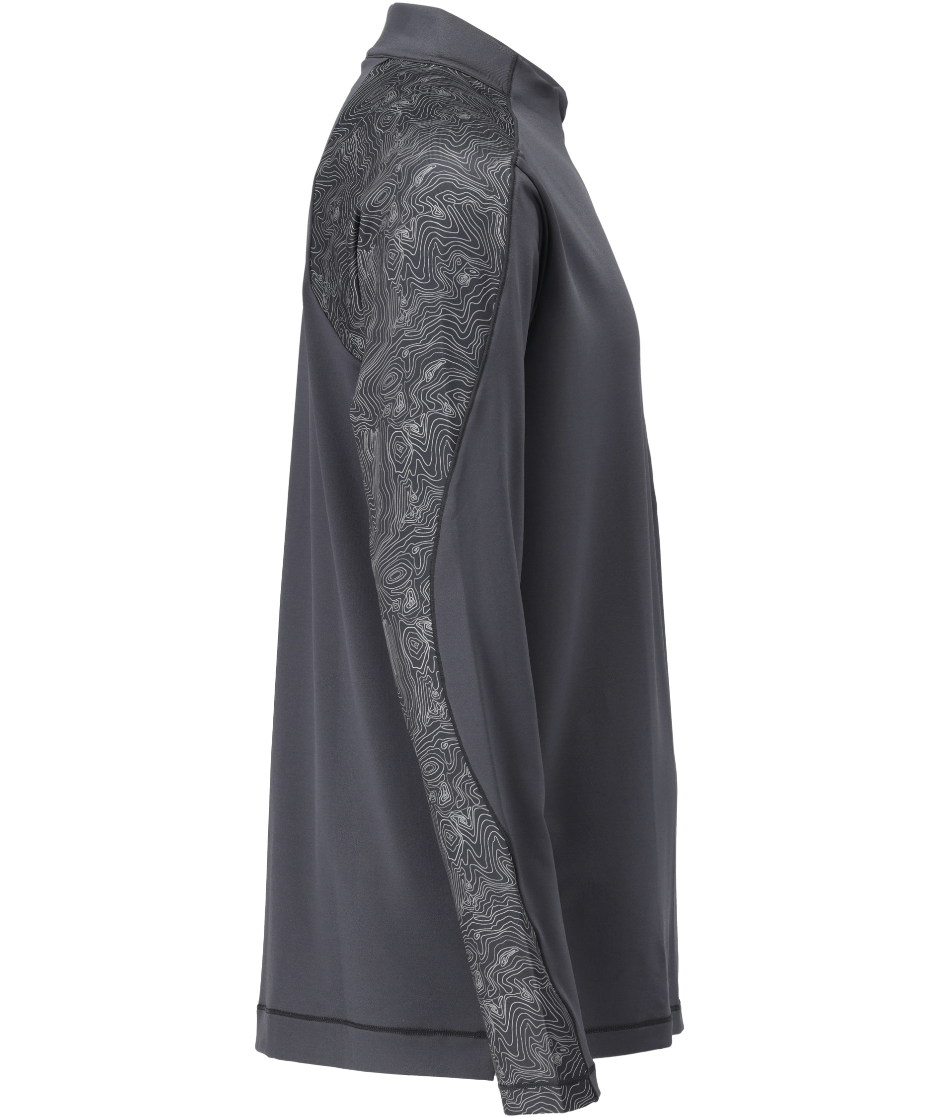 Mascot Customized half zip lang&aelig;rmet T-shirt, Stengr&aring;, large image number 3