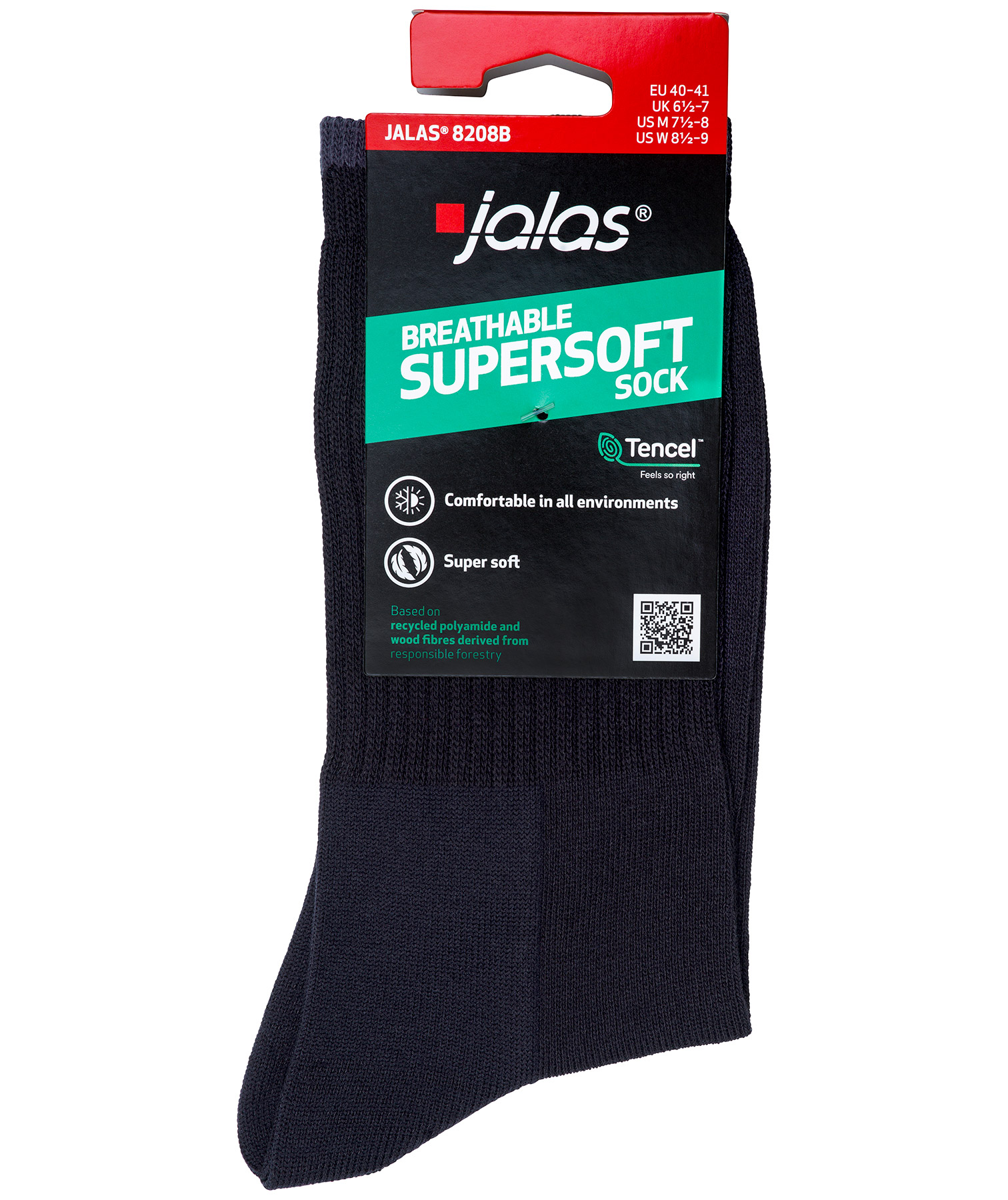 Jalas&nbsp;socks, Black, large image number 3