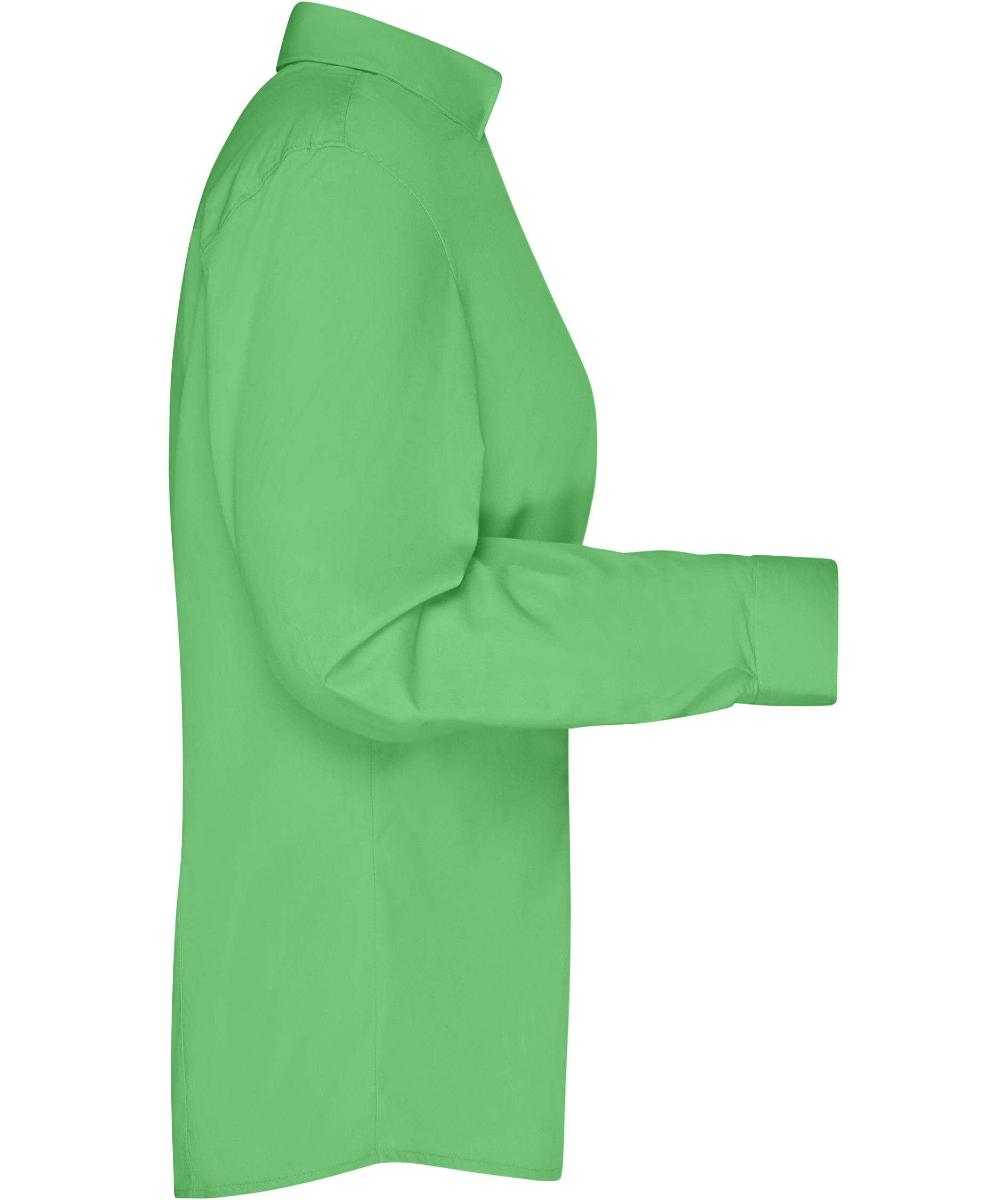 James & Nicholson modern fit dameskjorte, Limegr&oslash;n, large image number 2