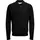 Jack & Jones Premium JPRBLAMERINO stickad tröja med merinoull, Black, Black, swatch