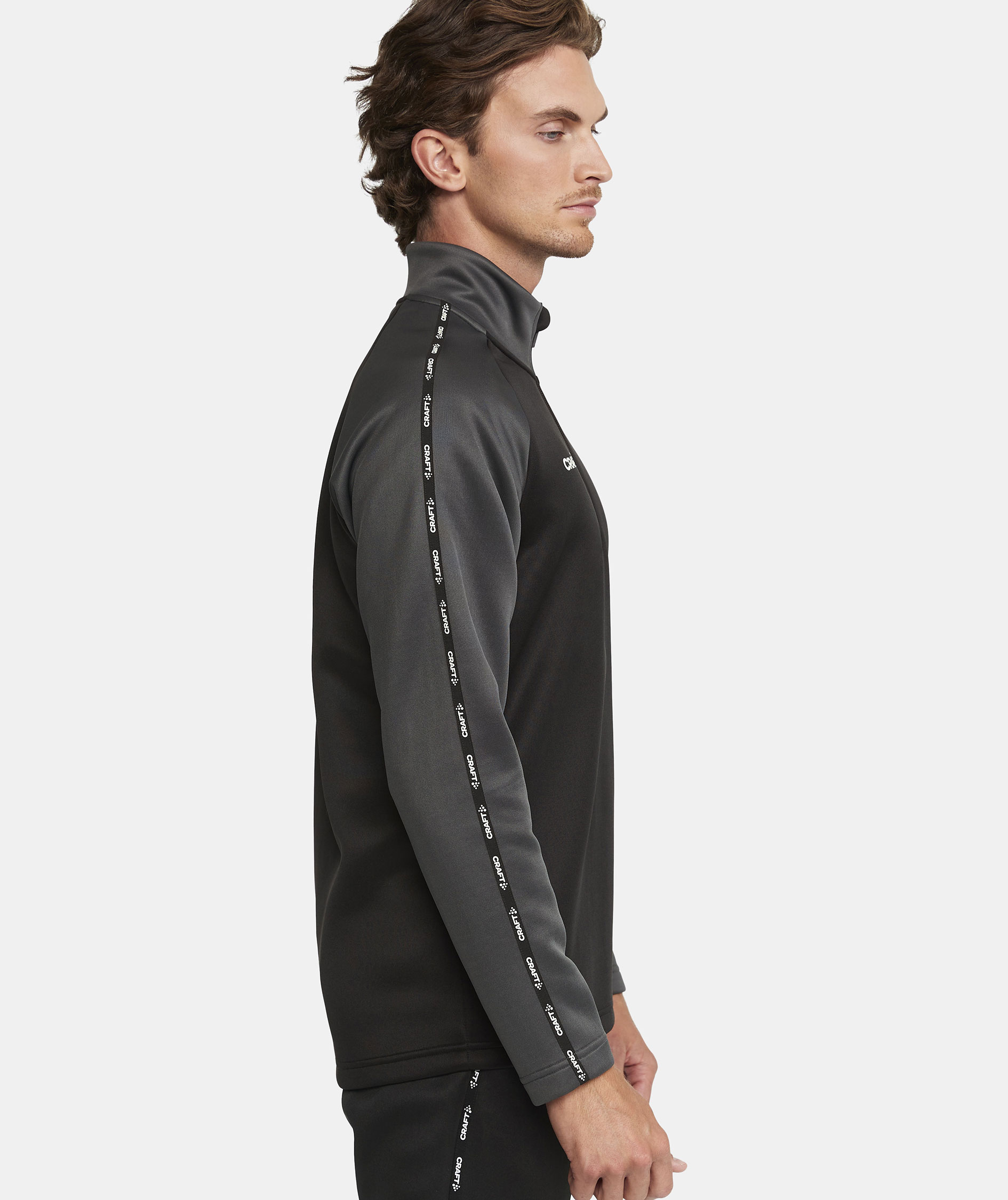Craft Squad 2.0 Halfzip Trainingspullover, Black/Granite, large image number 5