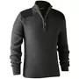 Deerhunter Rogaland knitted sweater half-zip, Dark Grey Melange