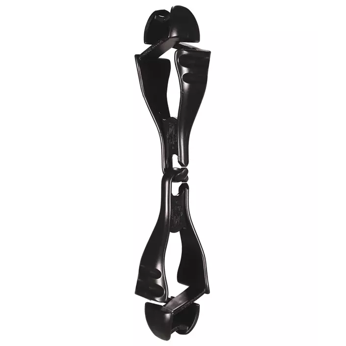 Ergodyne Squids 3400 Glove clip holder with dual clips, Black, Black, large image number 0