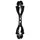 Ergodyne Squids 3400 Handschuh-Clip-Halter mit zwei Clips, Schwarz, Schwarz, swatch