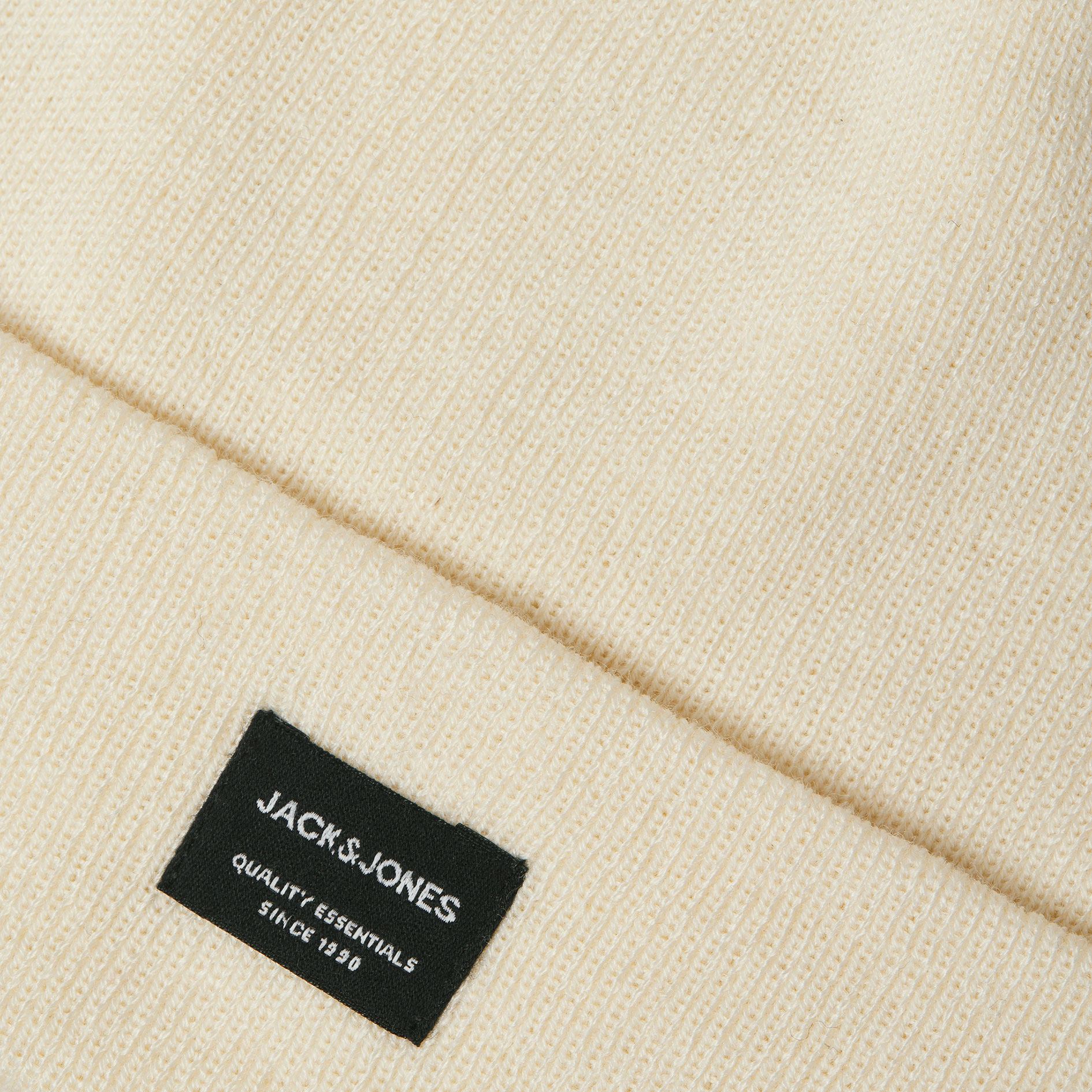 Jack & Jones JACDNA Beanie, Antique White