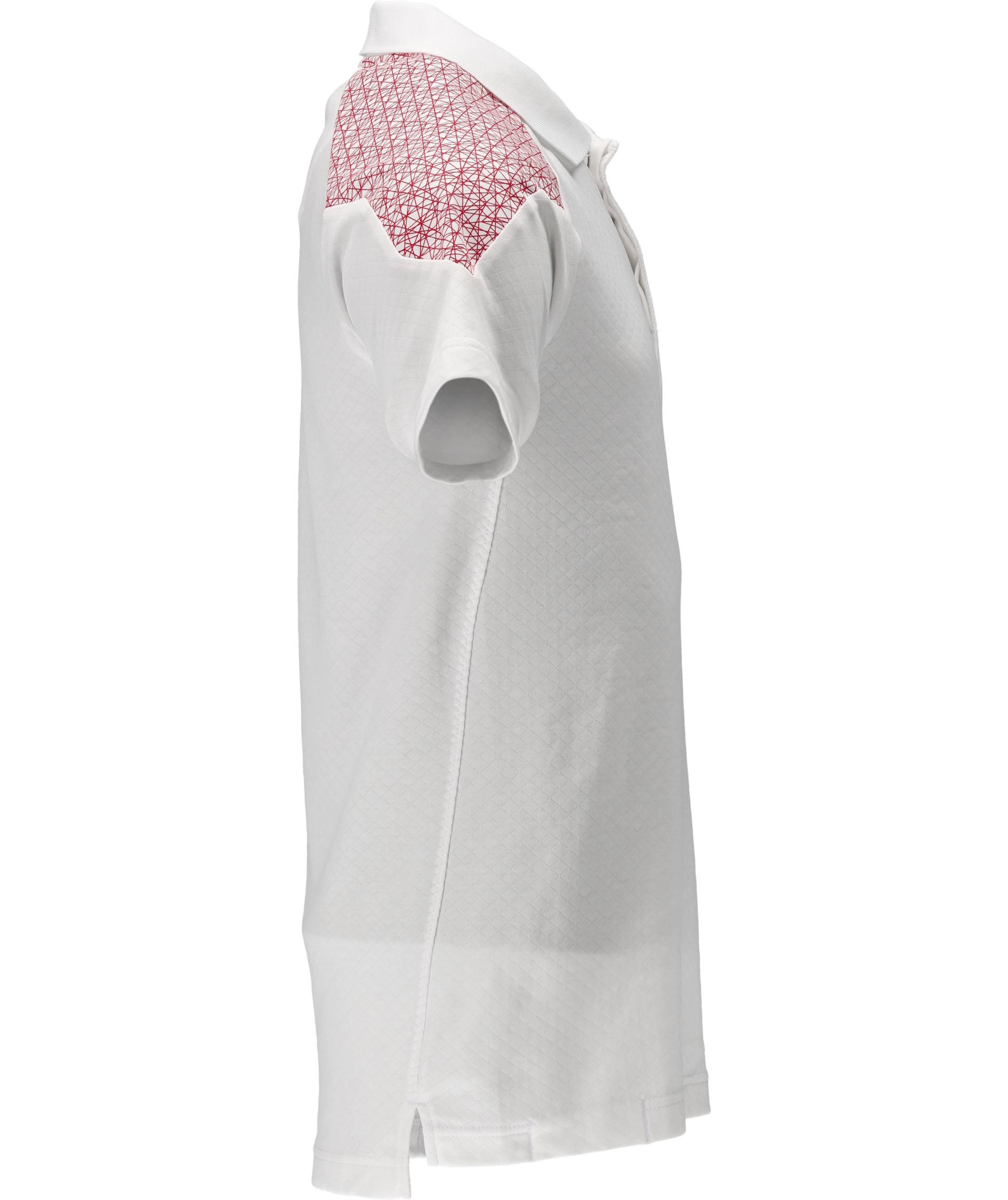 Mascot Food & Care Premium Performance HACCP-approved polo shirt, White/Signalred, large image number 3