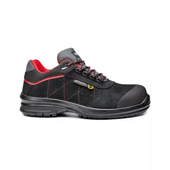Base Quasar safety shoes S1P, Black/Red