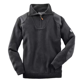 Terrax ½-zip stickad tröja, Antracit