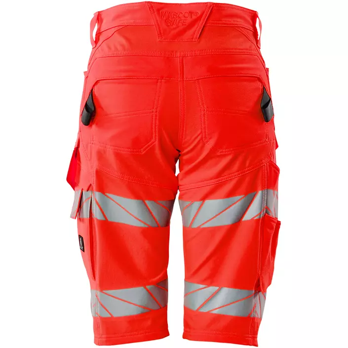 Mascot Accelerate Safe diamond fit women's shorts full stretch, Hi-Vis Red, large image number 1