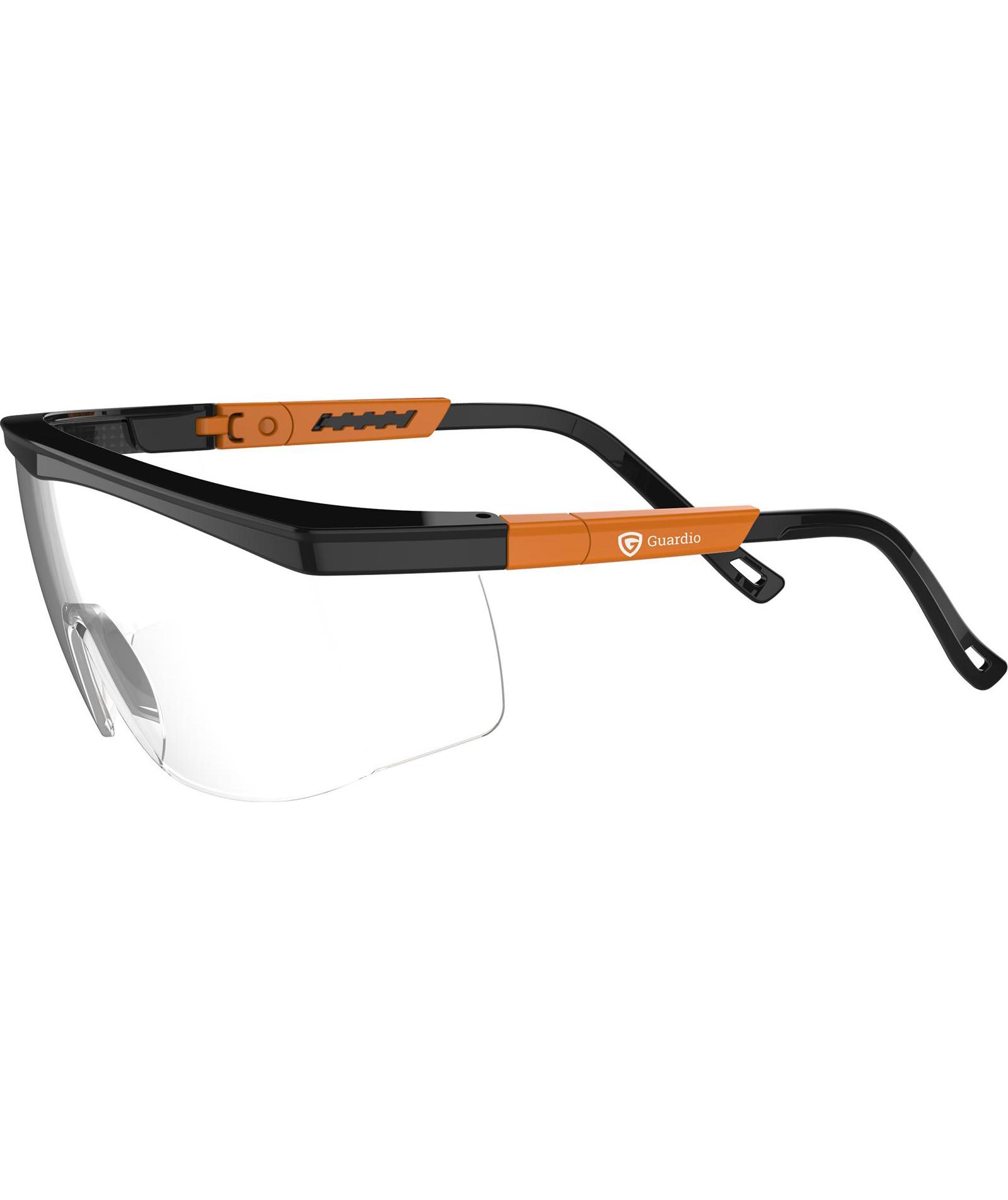 Guardio Salus OTG Eco safety goggles, Transparent, Transparent, large image number 3