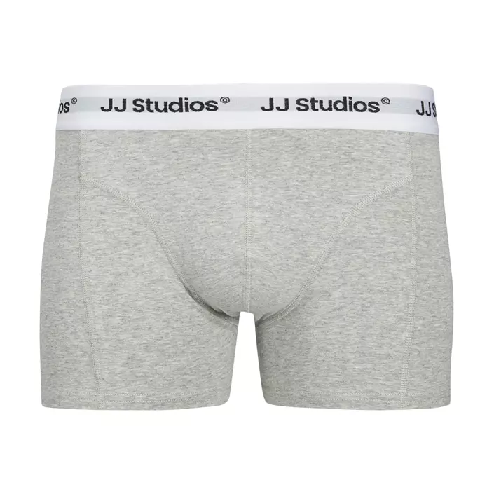 Jack & Jones JACSOHO SOLID 3-pak boxershorts, Black/White/Light Grey Melange, large image number 1