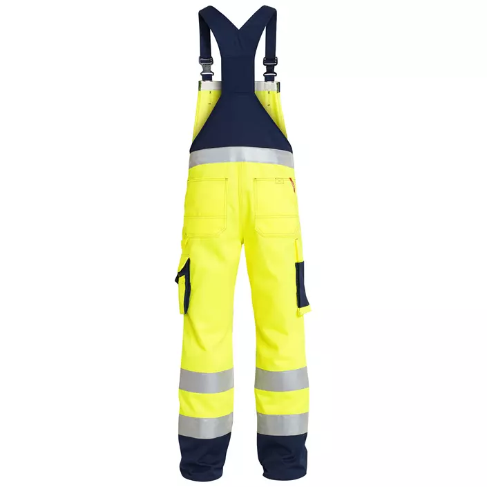 Engel work bib and brace, Yellow/Marine, large image number 1