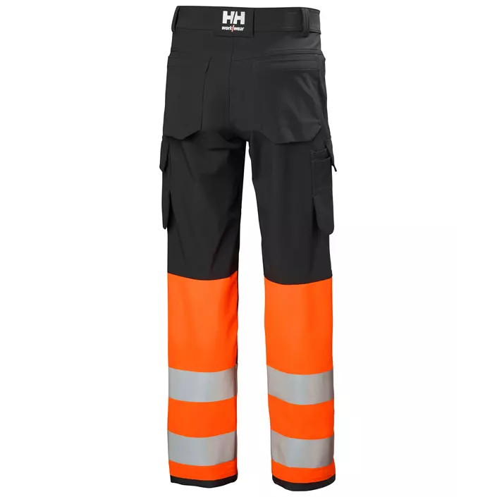 Helly Hansen Alna 4X cargo service trousers full stretch, Hi-vis Orange/Ebony, large image number 2