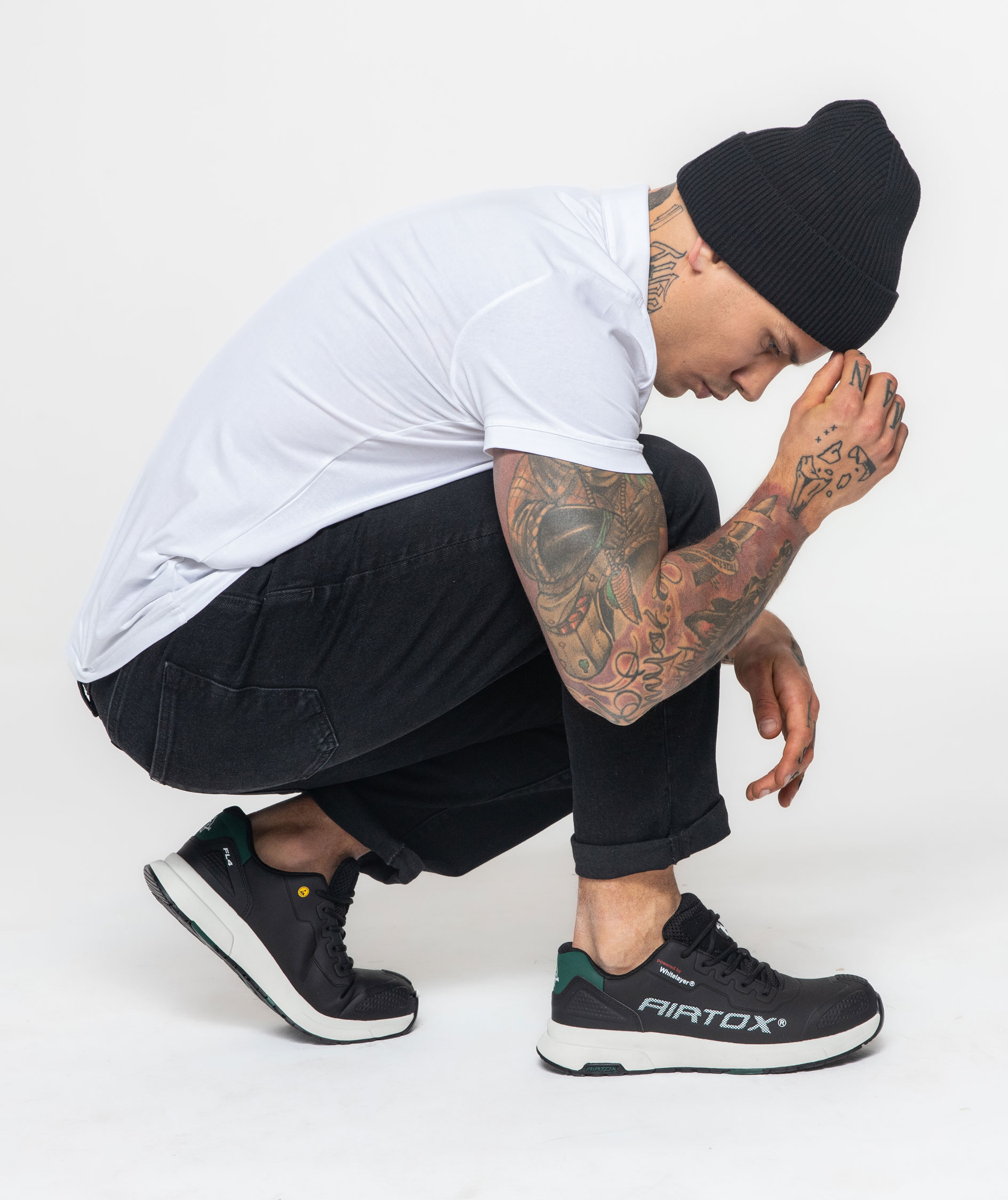 Airtox FL4 safety shoes S3, Black, large image number 1