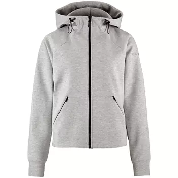Craft ADV Join hoodie med dragkedja, Grey melange