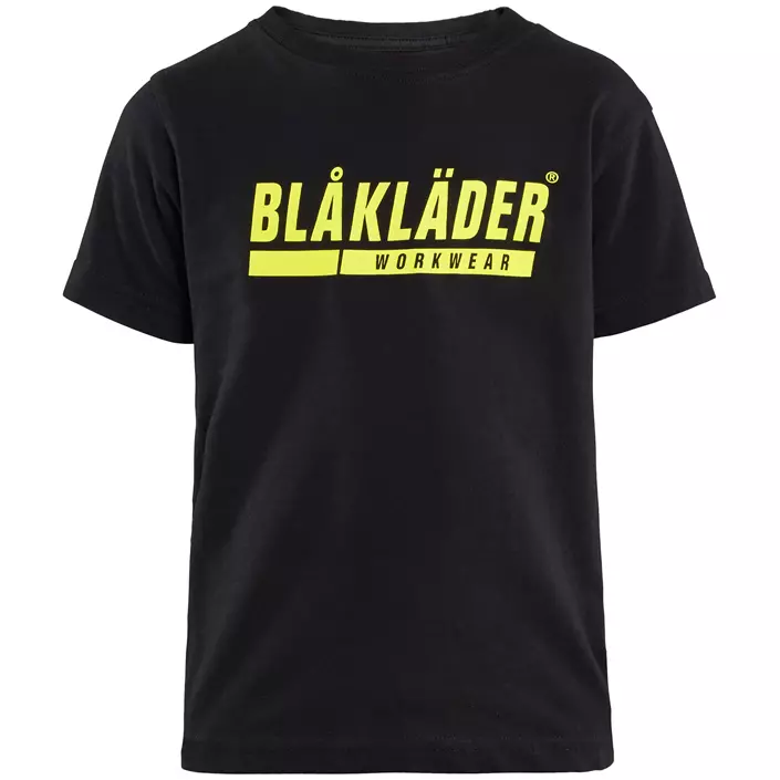 Blåkläder T-shirt til børn, Sort/Hi-Vis Gul, large image number 0