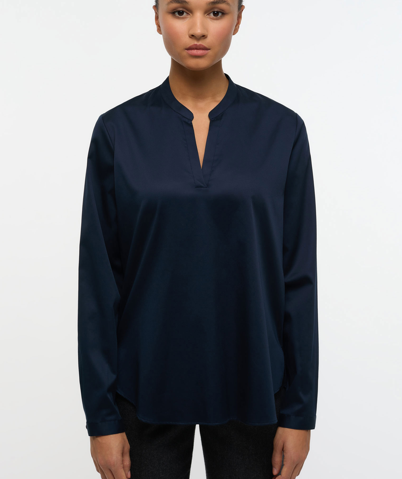 Eterna Satin Loose fit women's shirt