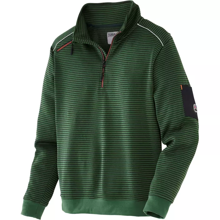 Terrax stickad tröja, Dark Green/Black, large image number 0