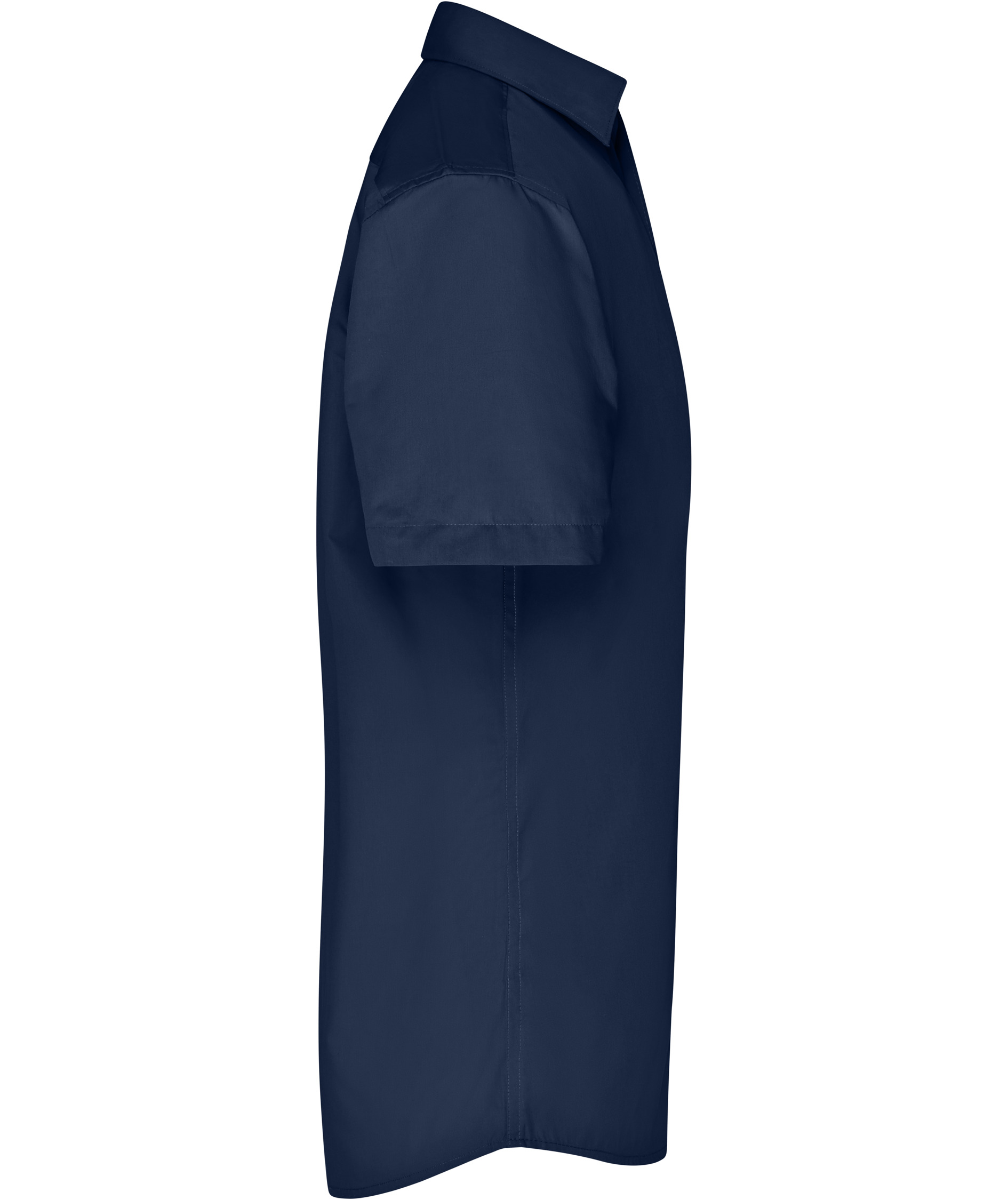 James & Nicholson classic fit kort&aelig;rmet skjorte, Navy, large image number 2