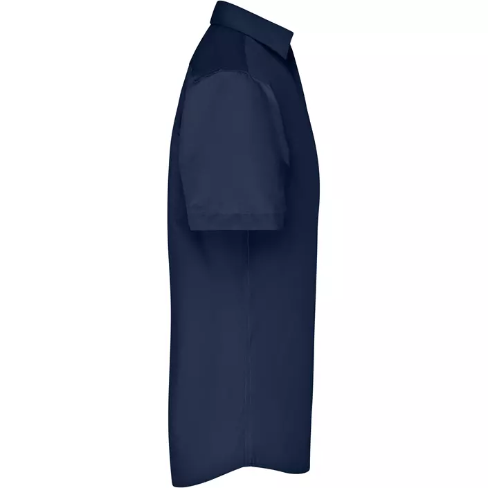 James & Nicholson modern fit kurzärmeliges Hemd, Navy, large image number 2