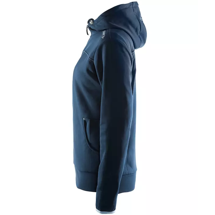 Craft Leisure hoodie dam med dragkedja, Mörk marinblå, large image number 2