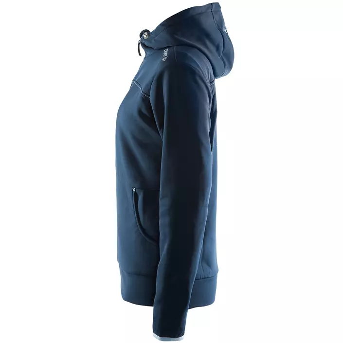 Craft Leisure hoodie dam med dragkedja, Mörk marinblå, large image number 2