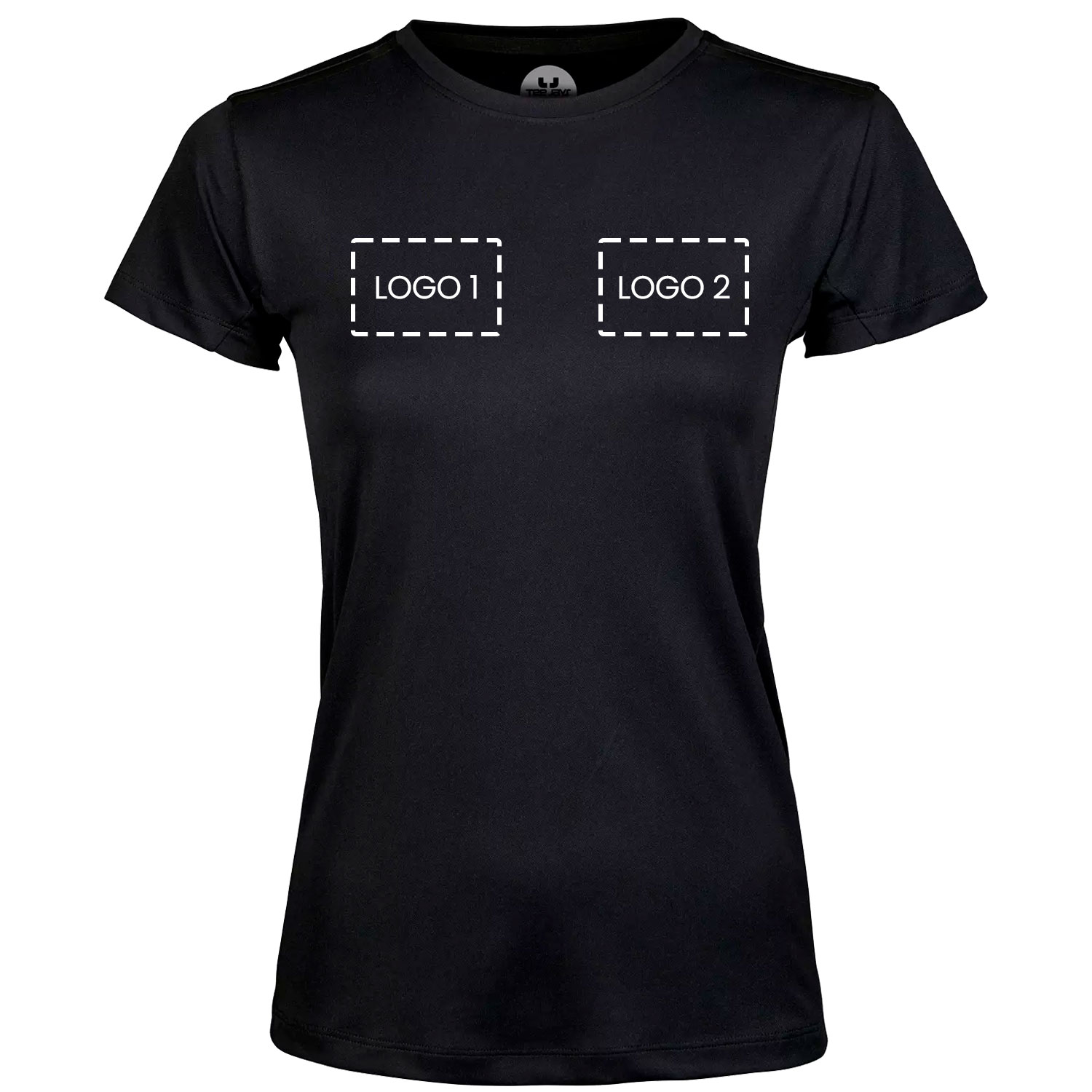 Tee Jays women's luxury T-shirt with logo print, , large image number 1