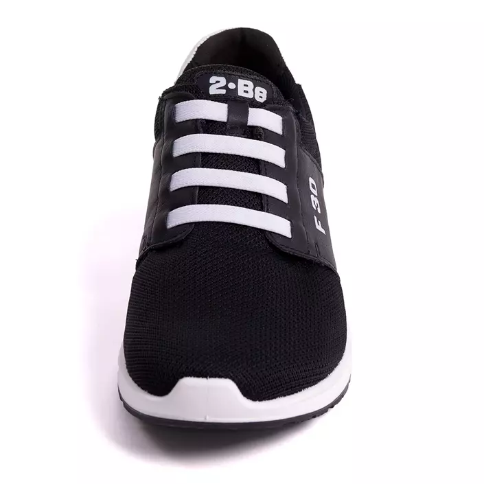 Bjerregaard 2-Be F30 sneakers, Sort/Hvid, large image number 3