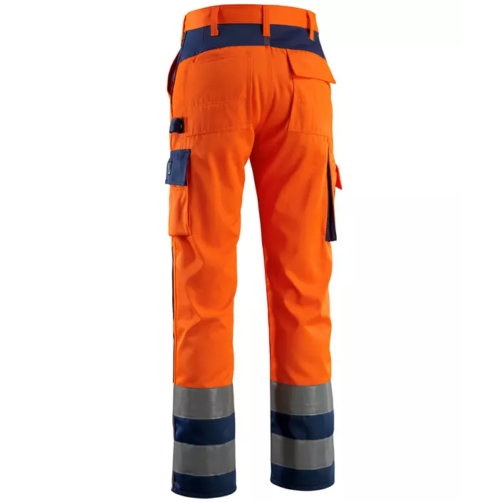 Mascot Safe Compete Olinda work trousers, Hi-vis Orange/Marine, large image number 2