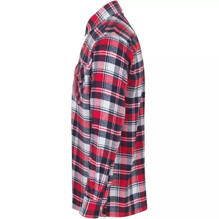 ID Green Leaf flannel shirt, Red, large image number 2