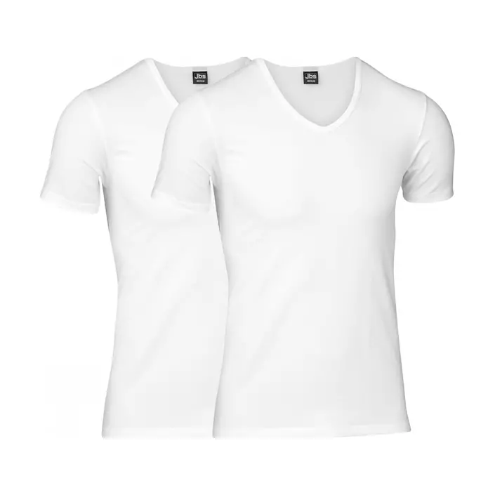 JBS 2-pack kortärmad undertröja, Vit, large image number 0