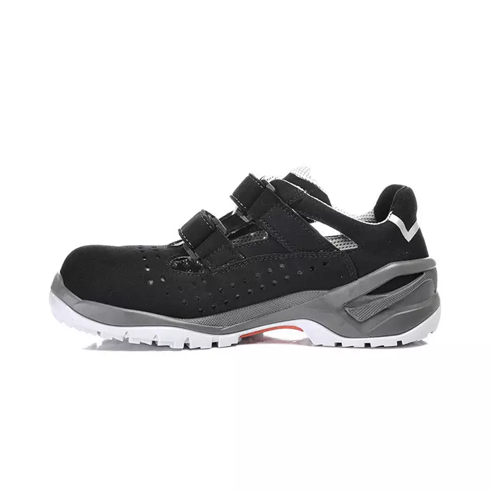 Elten Impulse grey easy vernesandaler S1, Svart, large image number 3