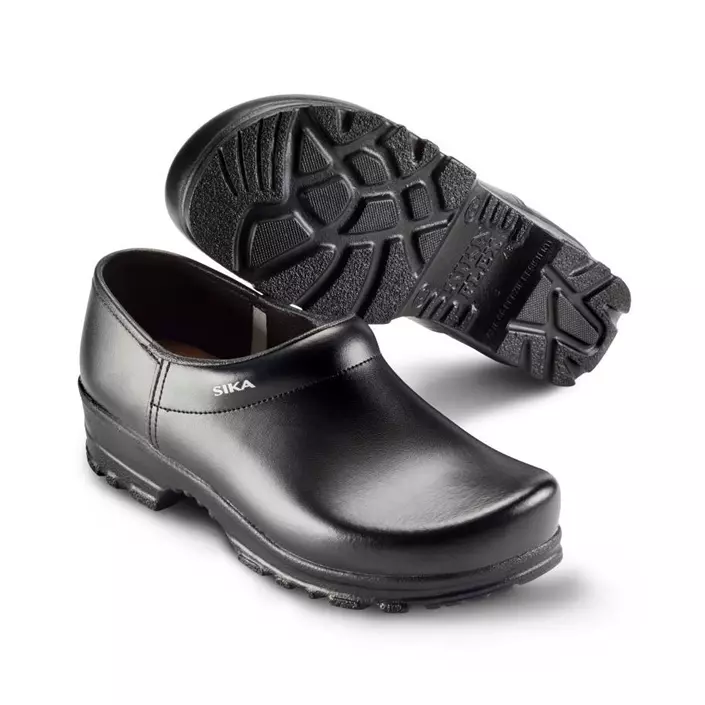 2nd quality product Sika flex clogs with heel cover O2, Black, large image number 0